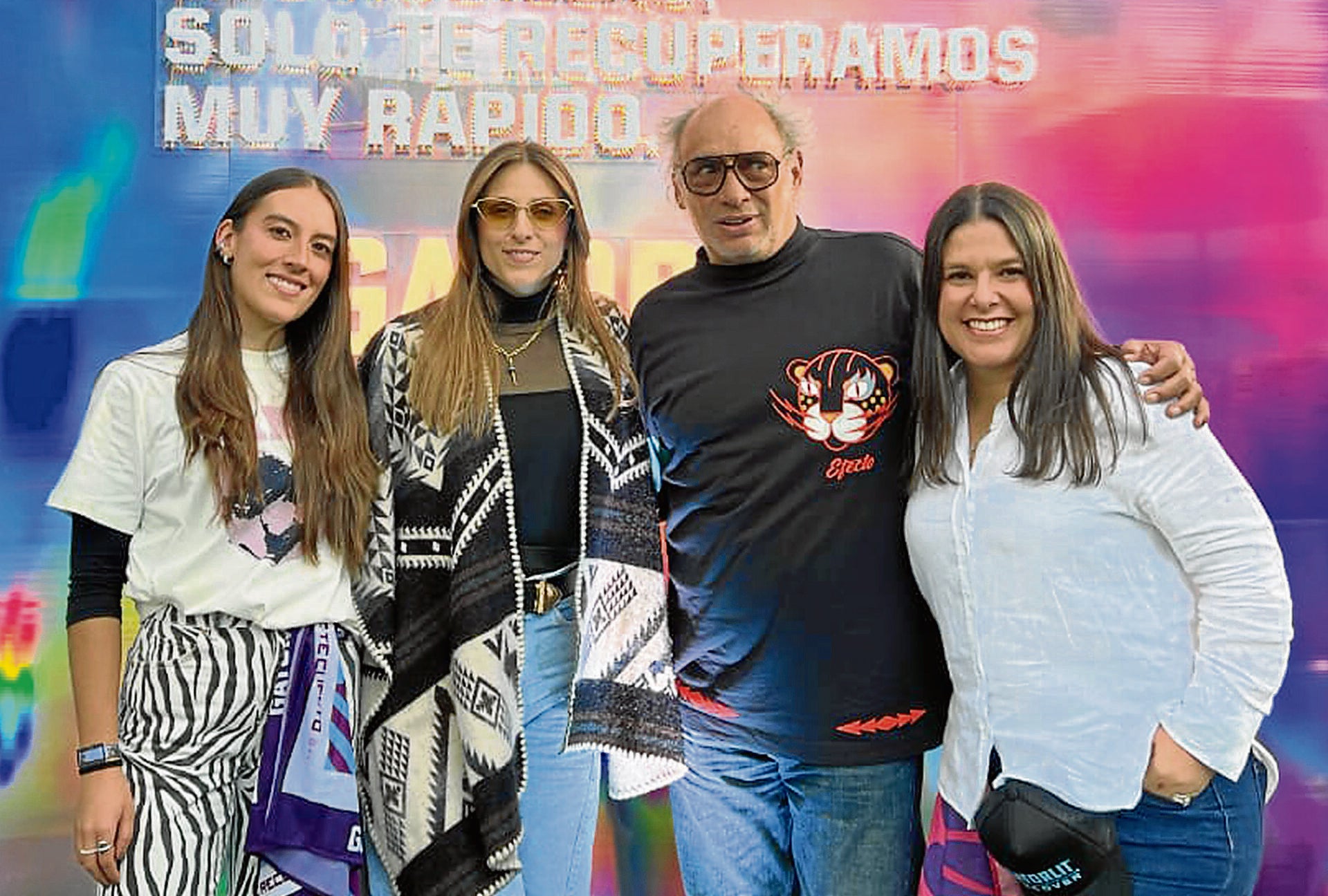 Camila Botero, marketing activator de Gatorade; Camila Tobón, creadora de contenido; Julio Correal, periodista y embajador de marca; María Alejandra Cerón, gerente de comunicaciones PepsiCo Bebidas.