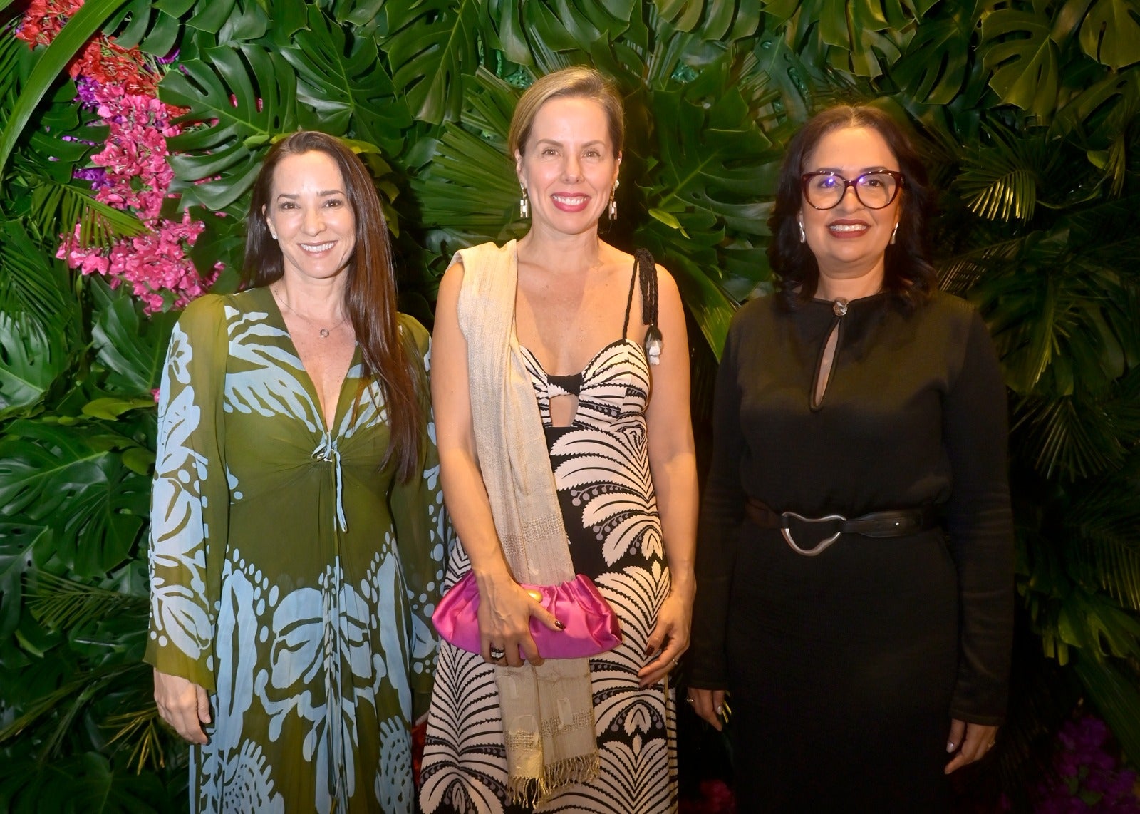 Susana Echavarría, de la Sociedad Portuaria Regional de Cartagena; Diana Rodríguez, gerente general del Centro de Convenciones Cartagena de Indias; y Andrea Piña, presidente ejecutiva de la Cámara de Comercio de Cartagena.