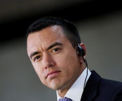 Daniel Noboa, presidente de Ecuador