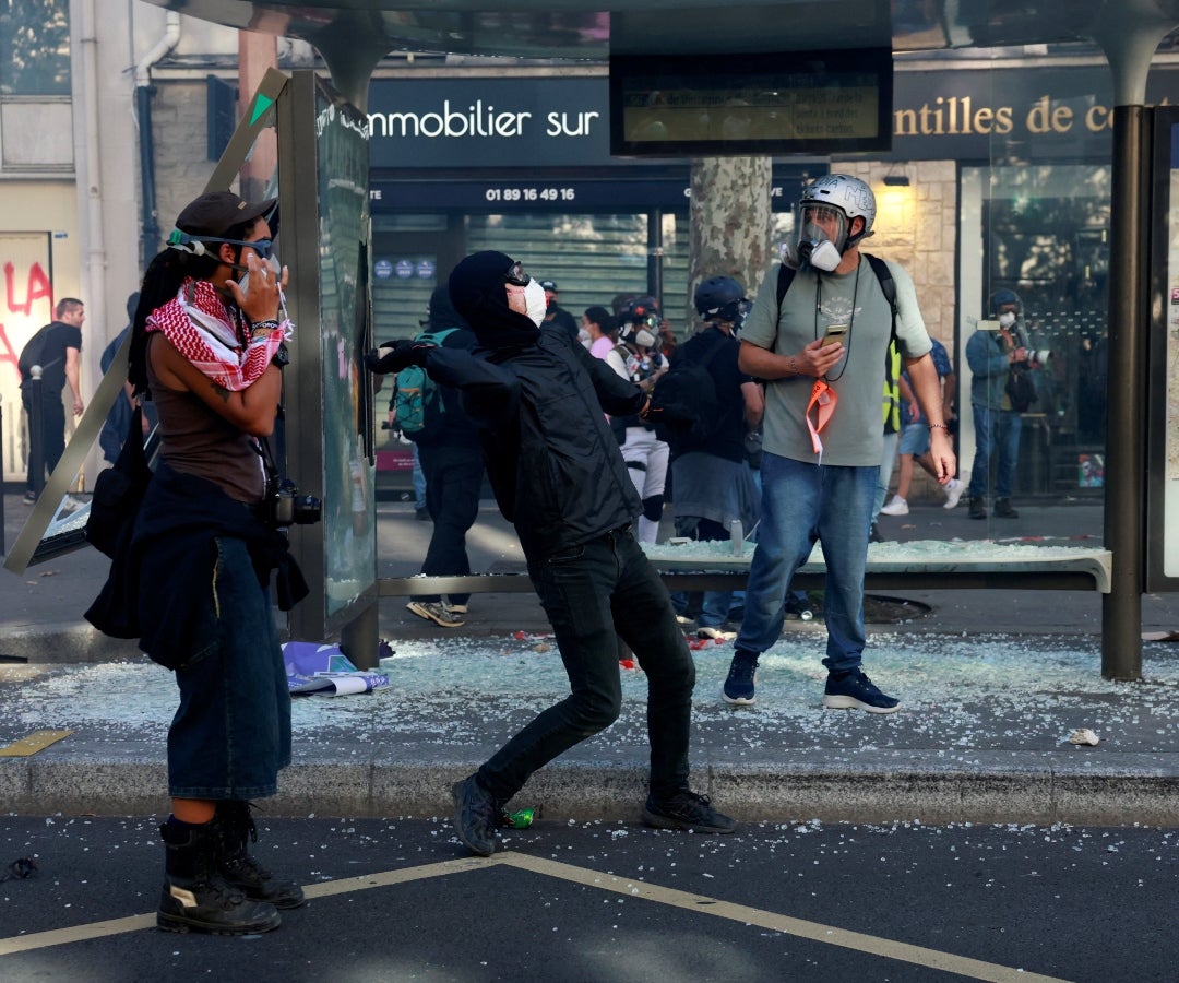 Protestas en París, Francia