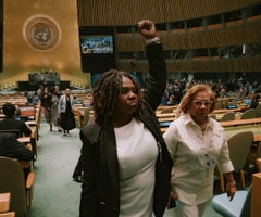 Así Francia Márquez y Rosa Villavicencio abandonaron la plenaria de la Asamblea General de la ONU