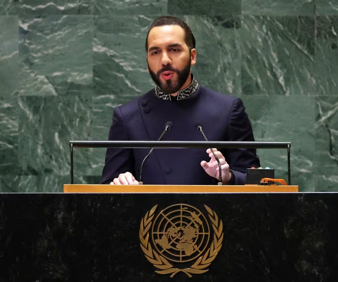 Nayib Bukele, presidente de El Salvador en la Asamblea General de 2024