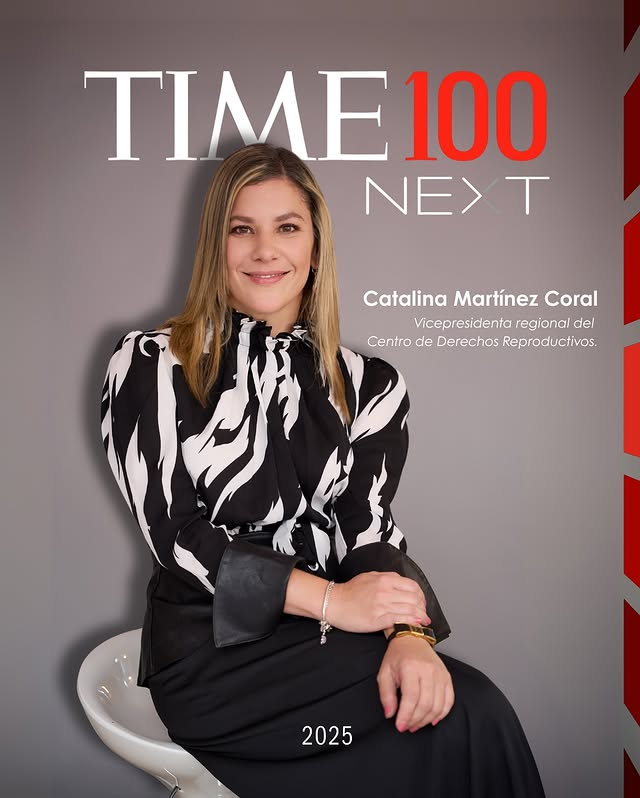 Catalina Martínez Coral, vpte. para América Latina y el Caribe del Centro de Derechos Reproductivos.