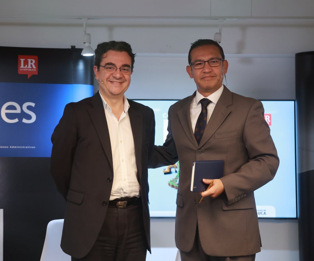 Daniel Gómez, vicepresidente del Consejo Privado de Competitividad; y Fredy Vargas, consultor de la Cepal.