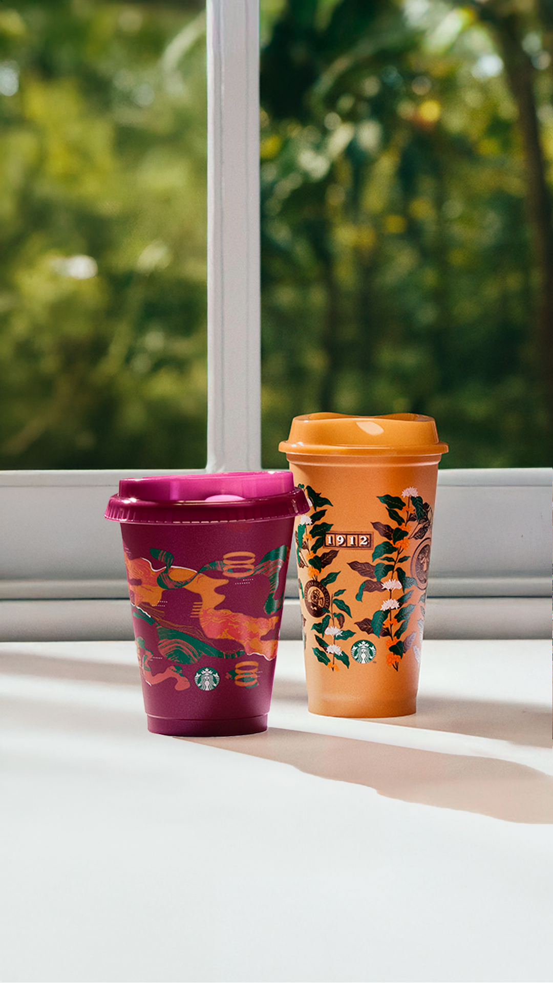 vaso reutilizable edición especial del Día Internacional del Café