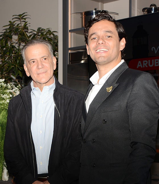 Eduardo Lombana, presidente de Copa Airlines Colombia; y Luis Alejandro Dávila, vicepresidente de turismo de ProColombia.