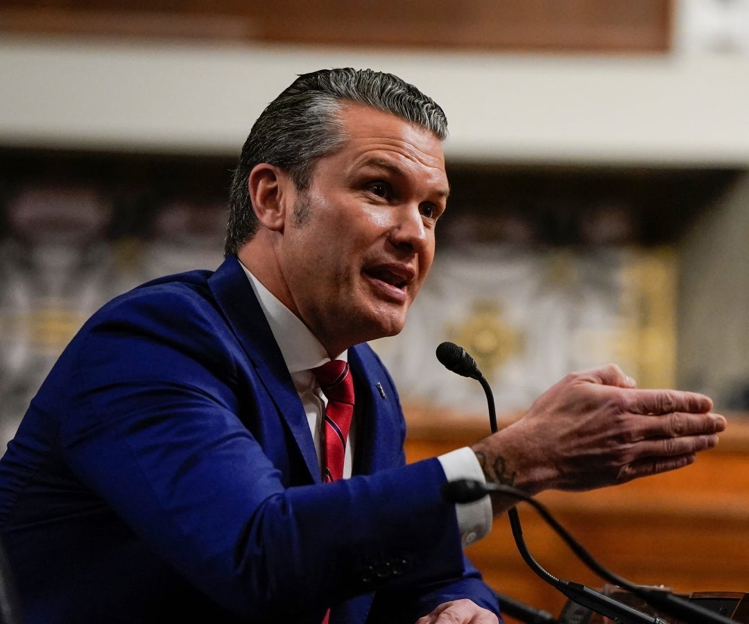El secretario de Defensa de Estados Unidos, Pete Hegseth