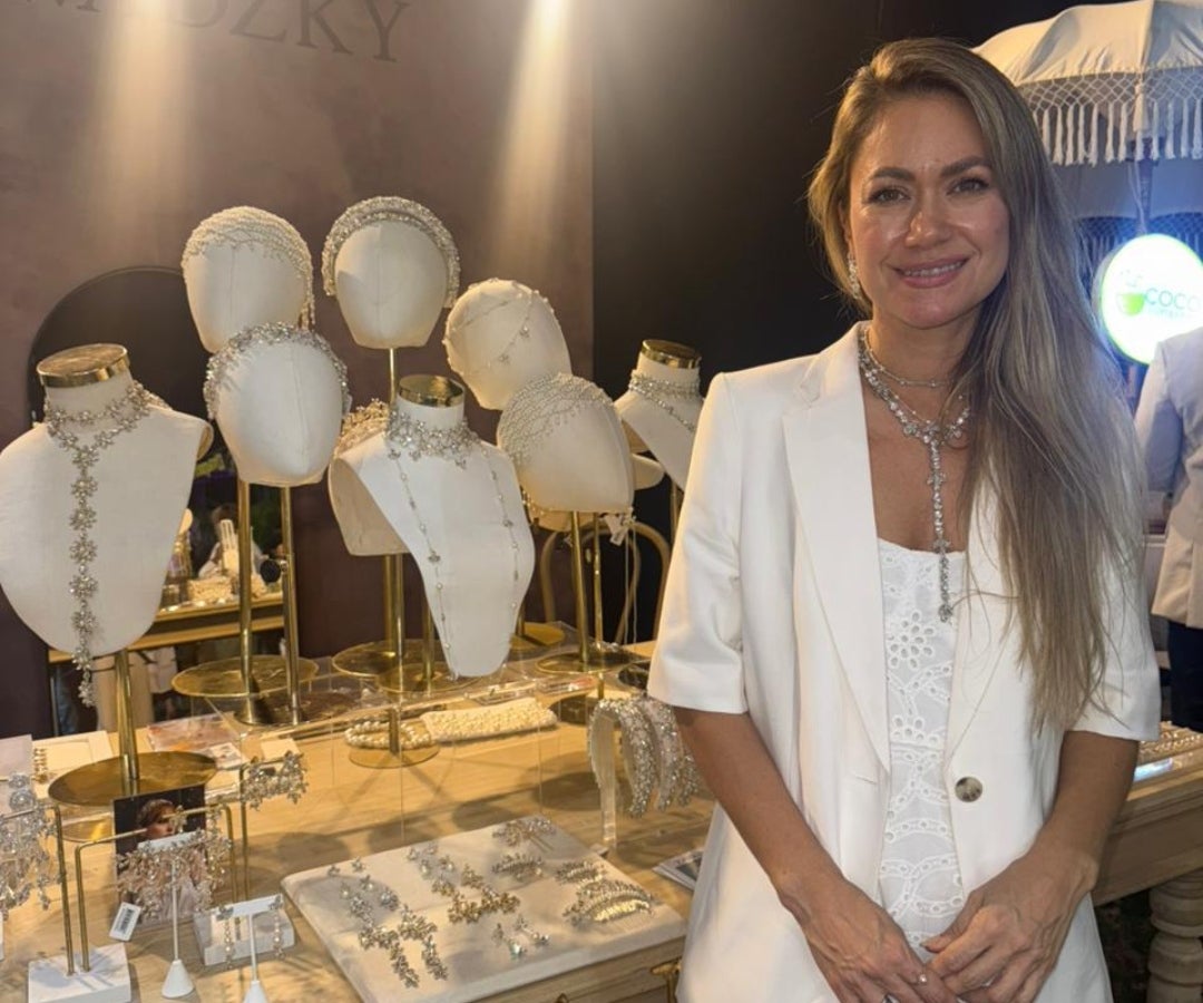 María Fernanda Zawadzky, directora de la marca de accesorios para novias, Zawadzky