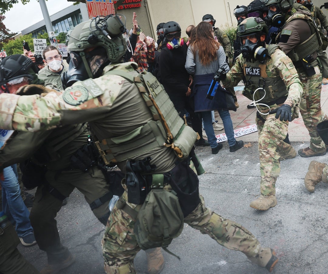 Trump envía guardias de California a Oregón