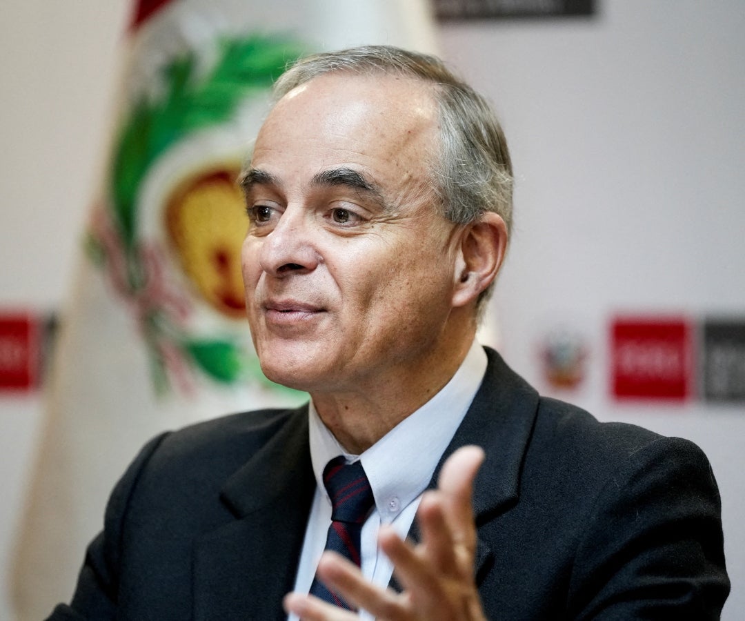 Ministro de Energía y Minas de Perú, Jorge Luis Montero.