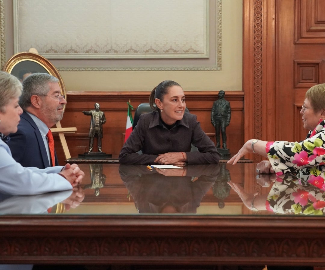 Reunión de Claudia Sheinbaum con Michelle Bachelet