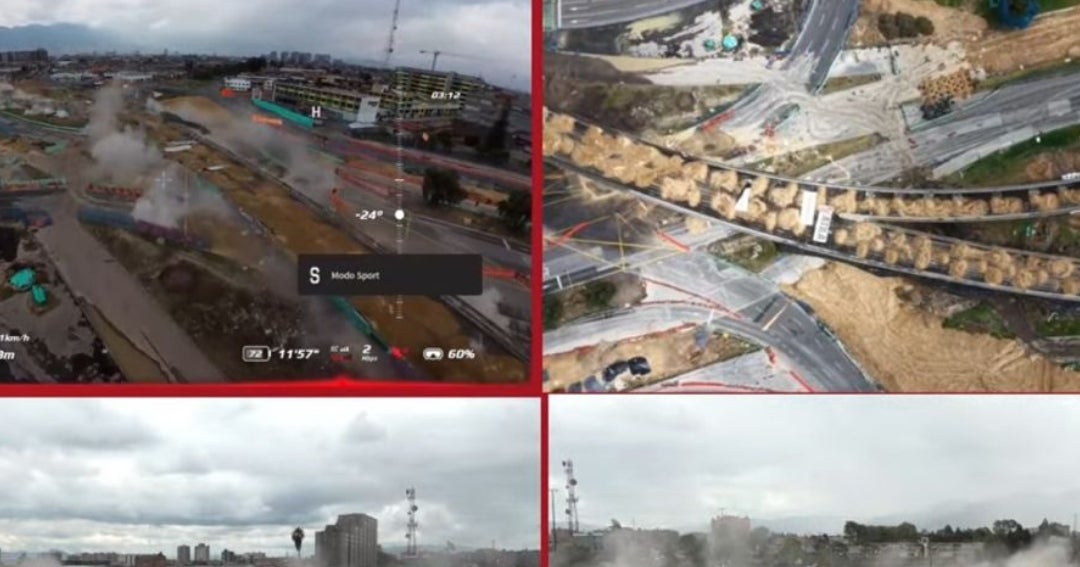 La implosión del intercambiador vial de Puente Aranda en Bogotá; 11 ...