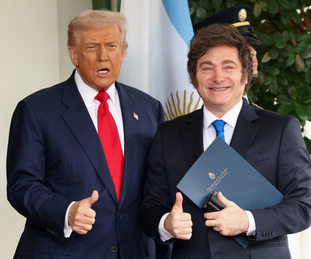 Milei y Trump en Washington