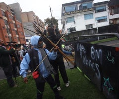 Manifestaciones en Bogotá