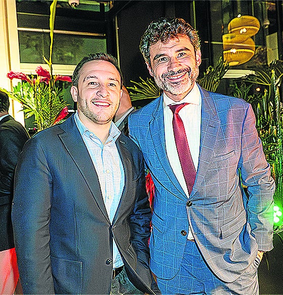 Andrés Gómez, director global de ventas en Hyatt; y Martin Arnulphi, director de ventas y mercadeo de Grand Hyatt Bogotá.