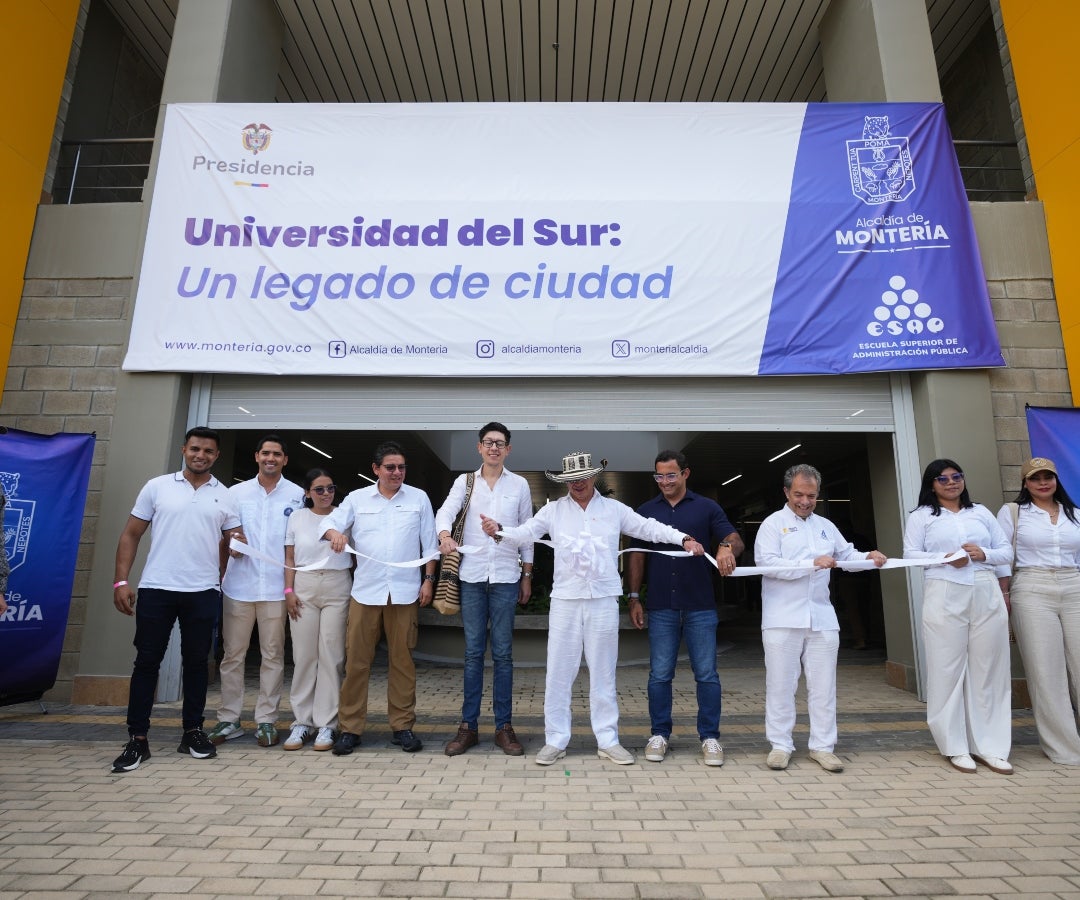 Inauguración de la Universidad del Sur, en Montería