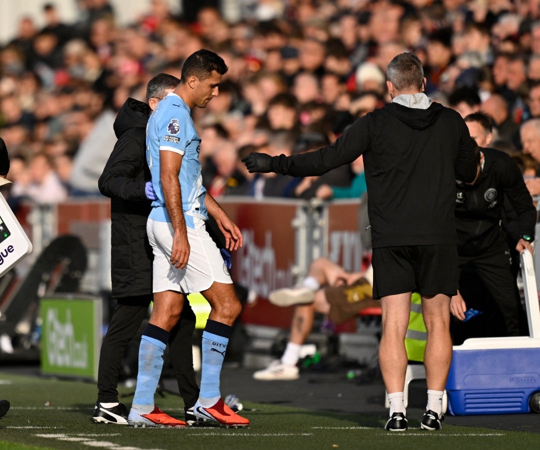 Rodri Hernández se lesionó en el compromiso frente al Brentford