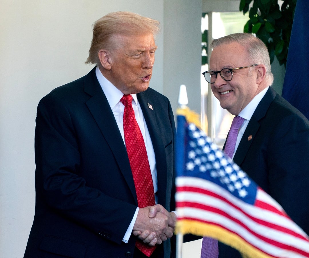 Donald Trump y Anthony Albanese