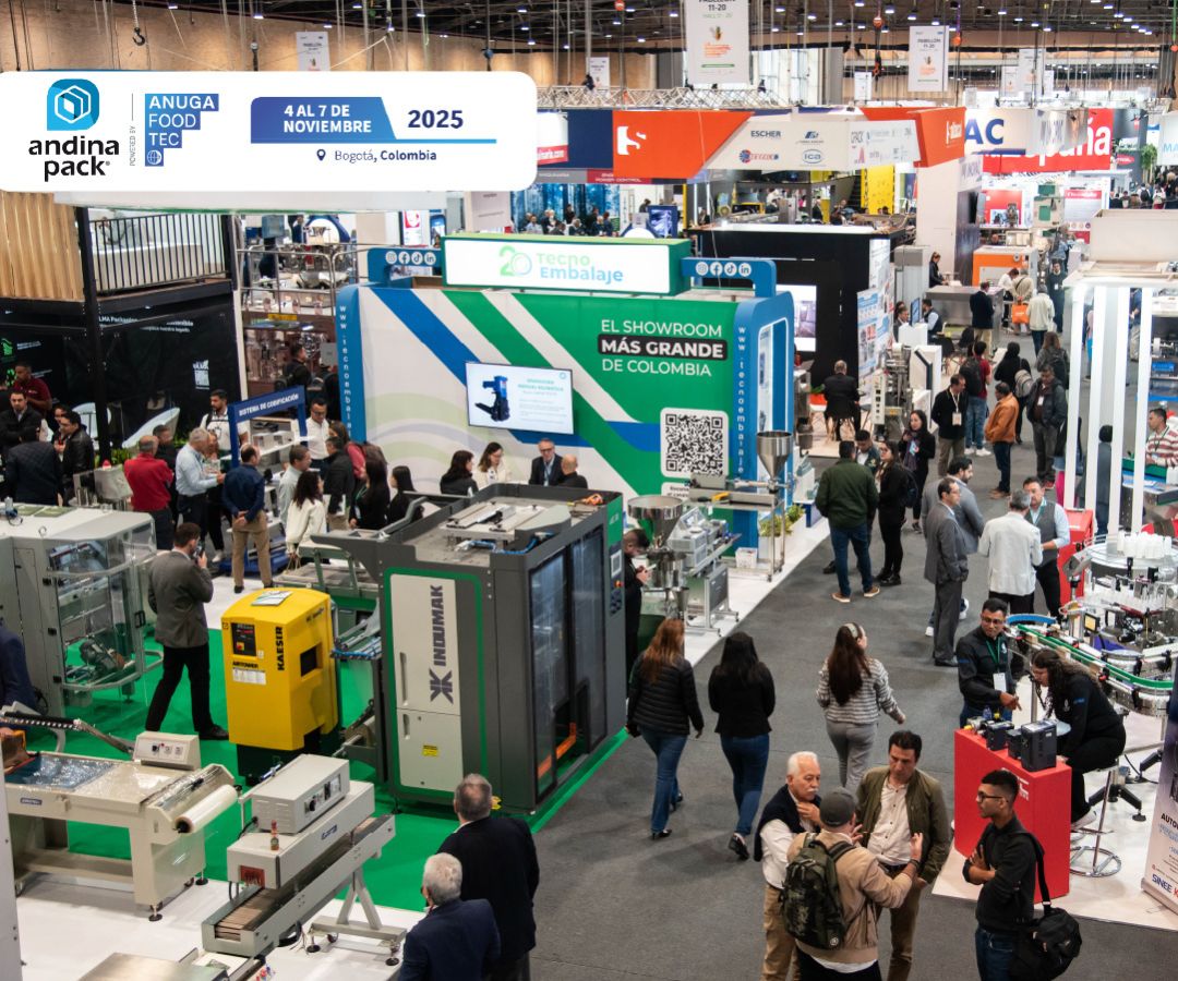 Andina Pack 2025 powered by Anuga FoodTec se proyecta como el escenario ideal para impulsar negocios, crear alianzas y descubrir innovaciones