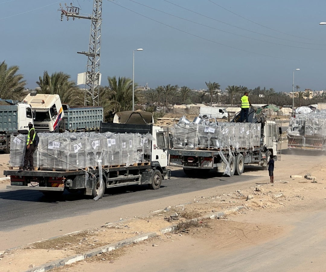 Ayuda humanitaria en Gaza