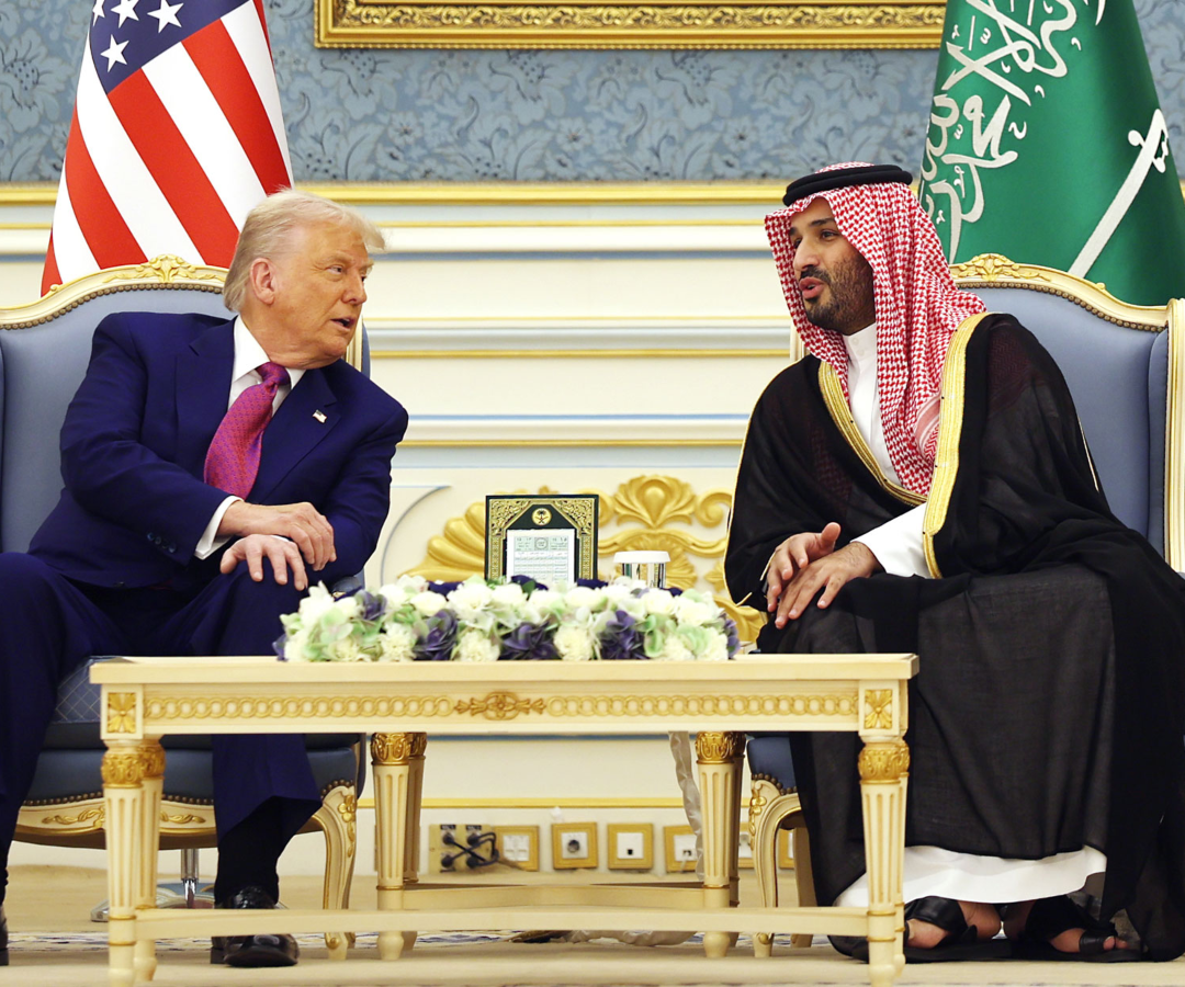 Donald Trump, presidente de EE.UU. y Mohamed bin Salmán, príncipe de Arabia Saudita