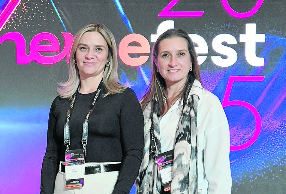 Pilar Pereira, gerente de Alianzas Estratégicas para Latinoamérica de Jumio; y Lina Álvarez, vicepresidente de producto de Redeban.