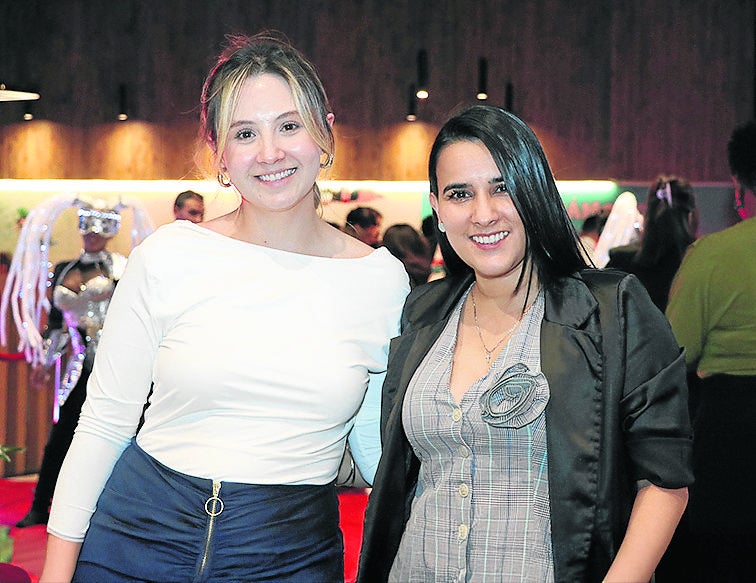 Carolina Jiménez, CEO y fundadora de Bohéme; y Jimena Villalobos, coordinadora de experiencias en Nuestro Bogotá.