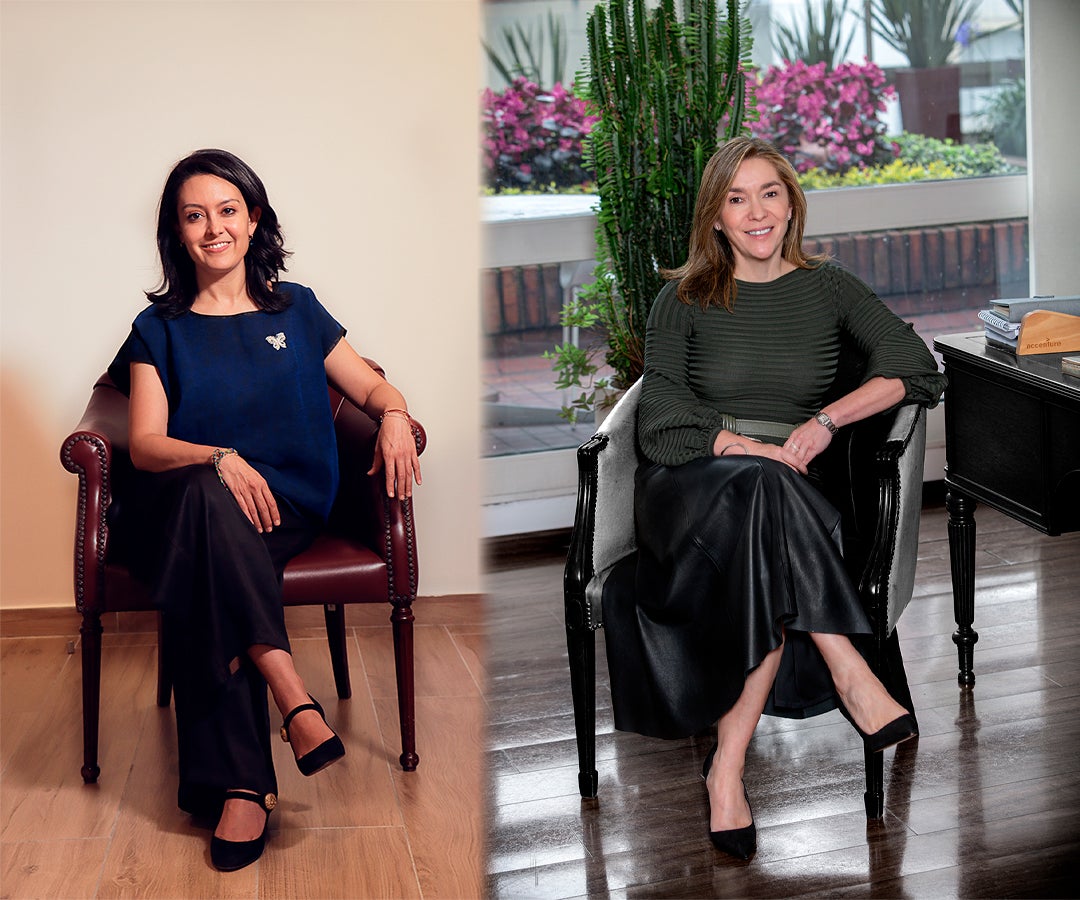 María Fernanda Suárez, presidente del Banco Popular; y Ana Margarita Albir, presidente de ADL Digital Lab, dieron detalles sobre la inversión hecha en la plataforma