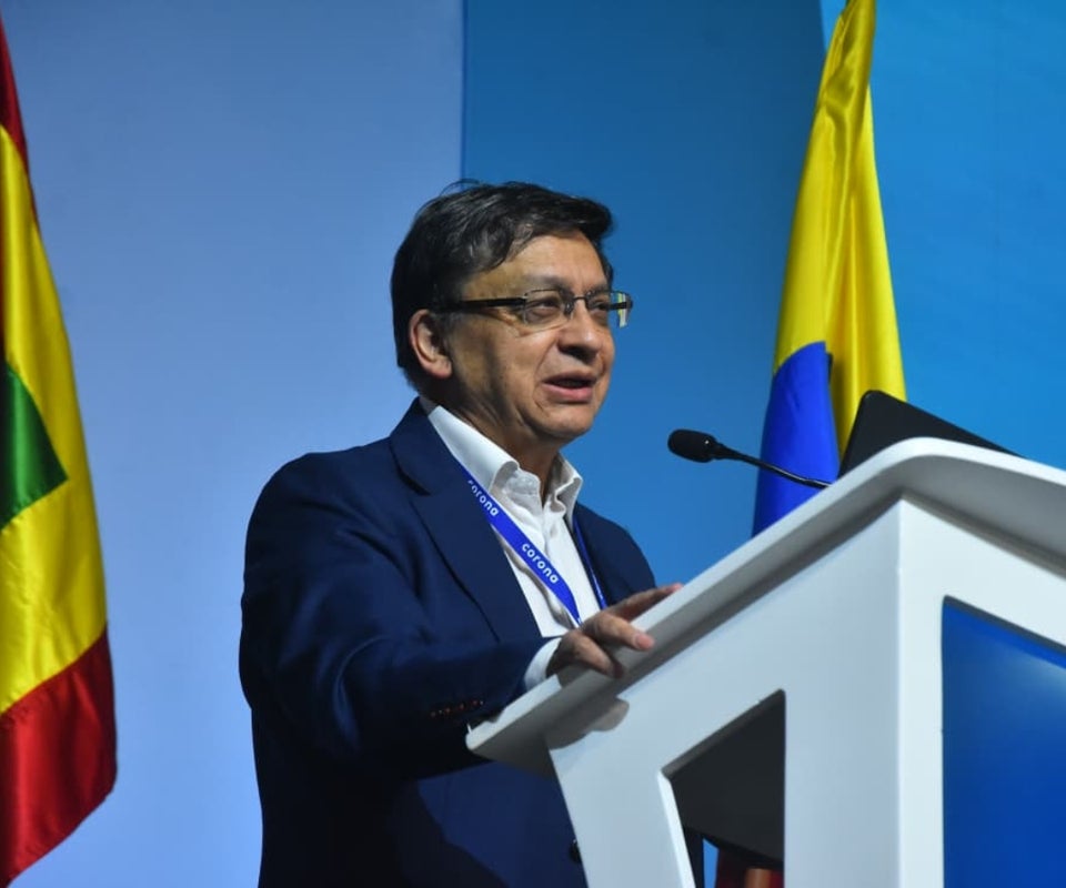 El presidente de la Corte Constitucional, Jorge Enrique Ibáñez