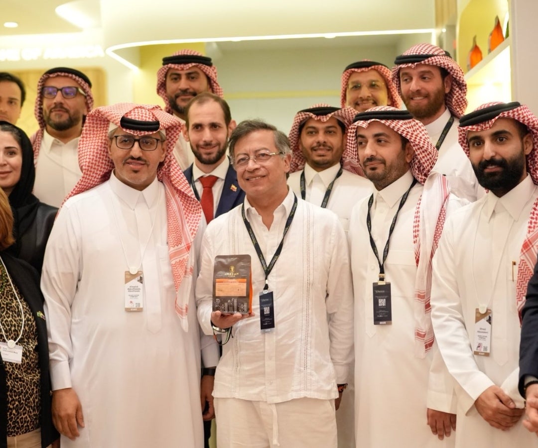 Gustavo Petro, presidente de la República, en su gira en Medio Oriente.