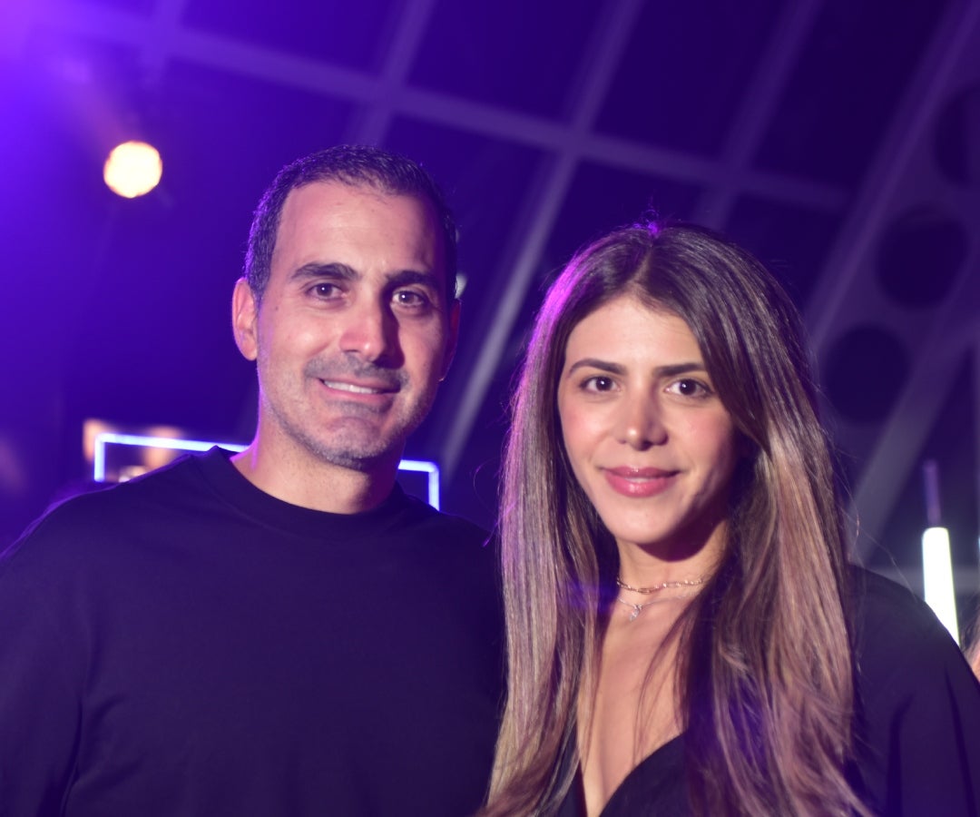 Cristian Tarud, CEO de International Protection; en compañía de Daniela Skafi.