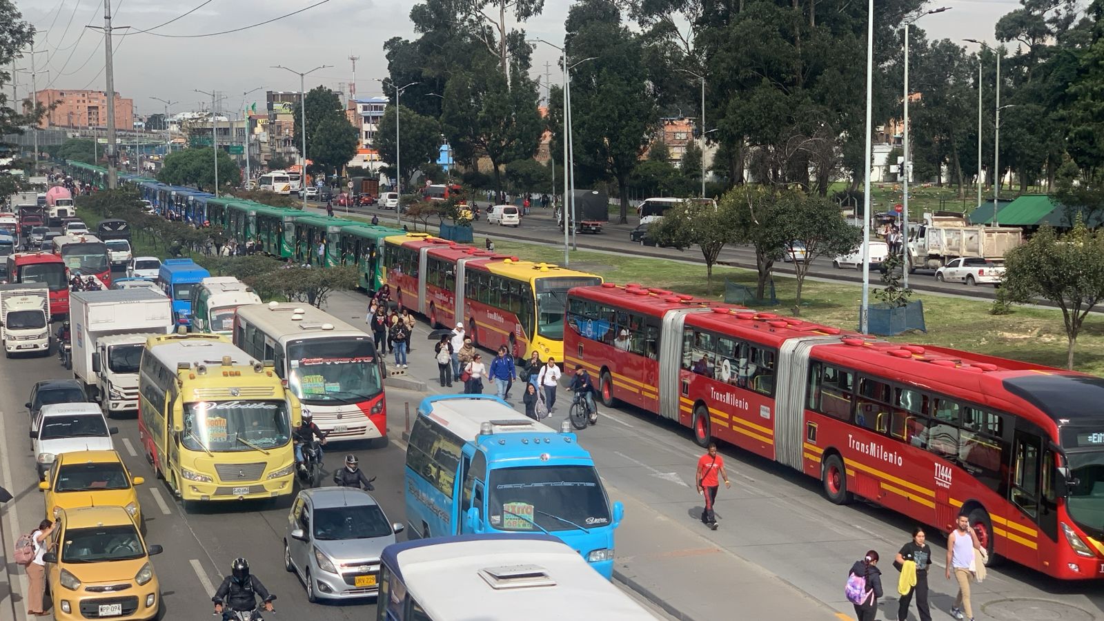 Afectaciones por los bloqueos de motociclistas