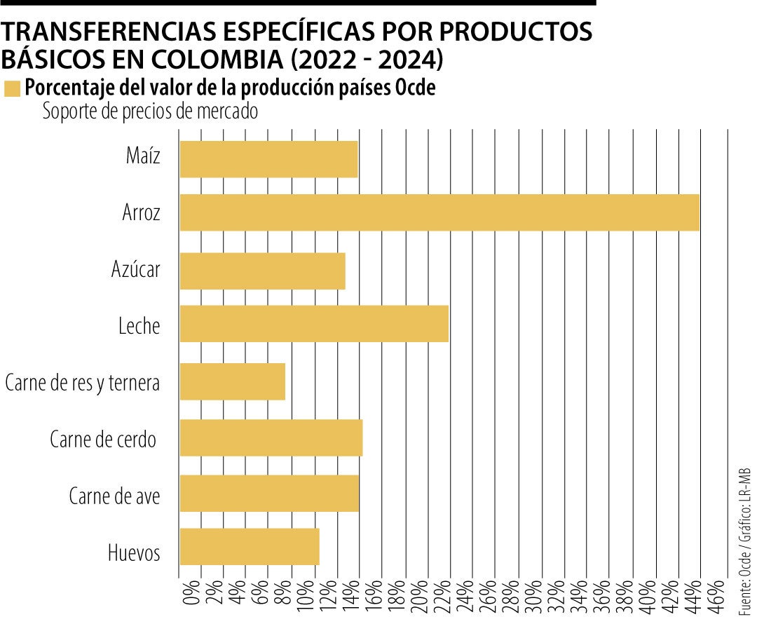 La Ocde alerta sobre el bajo impulso a la innovación agrícola en el campo colombiano