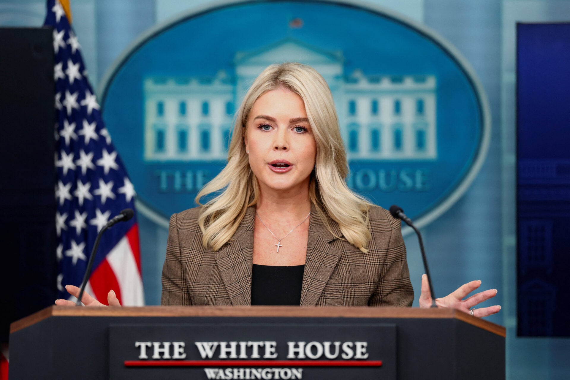 Karoline Leavitt, la secretaria de prensa de la Casa Blanca