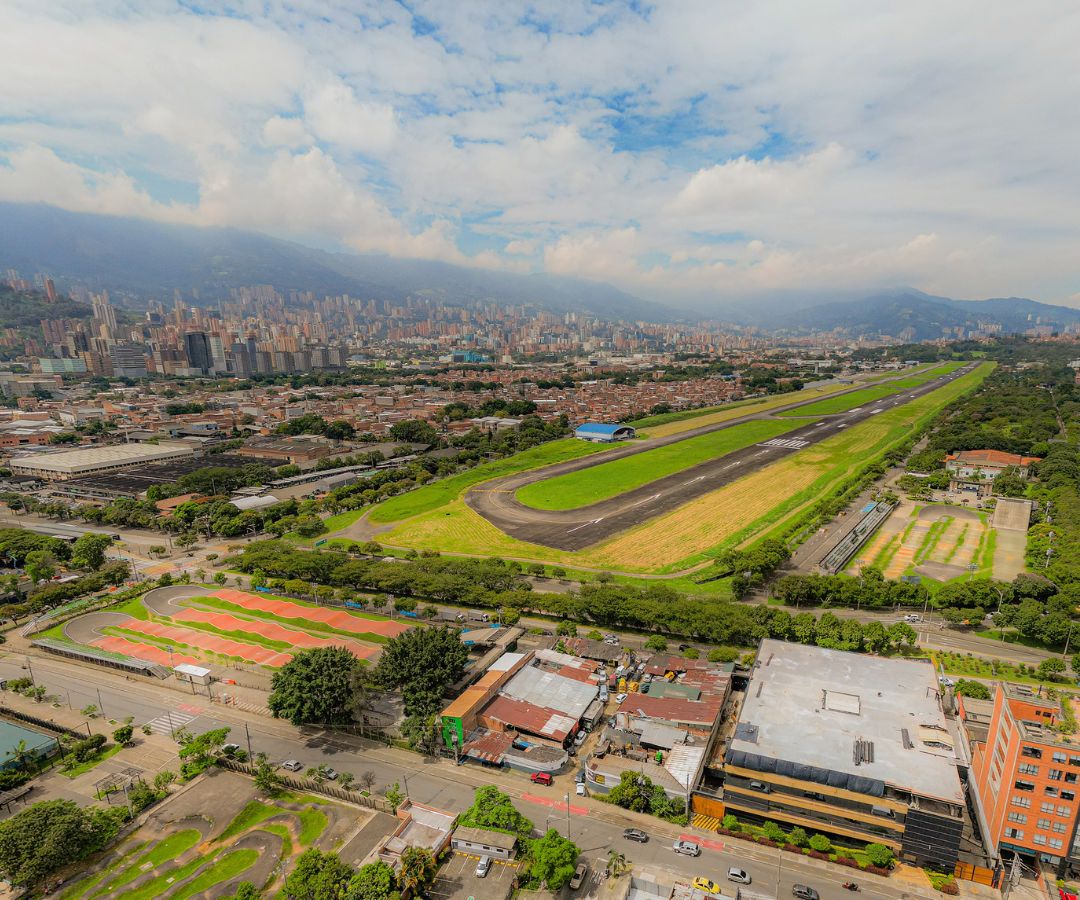 Imagen proyectada de la remodelación de la pista de BMX en Belén.
