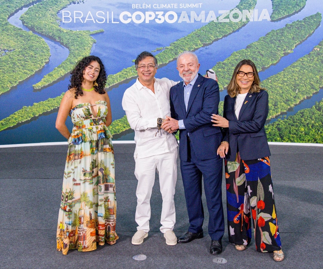 Gustavo Petro fue recibido por Lula da Silva en la COP30