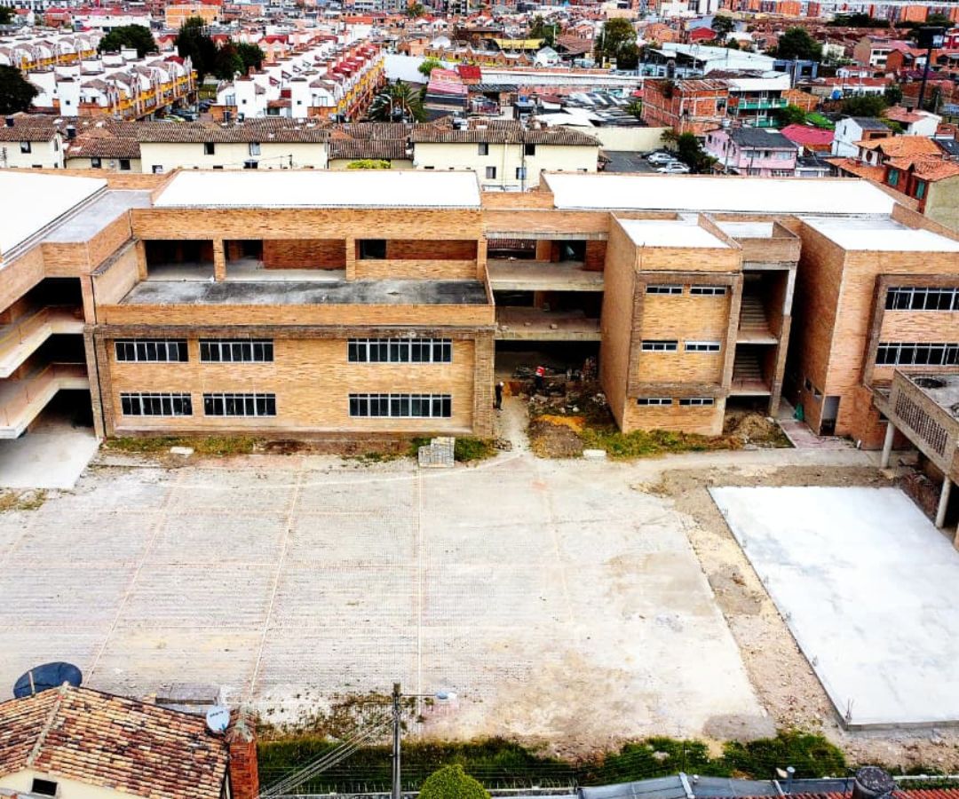 Fachada de la Institución Educativa José Joaquín Casas en Chía.