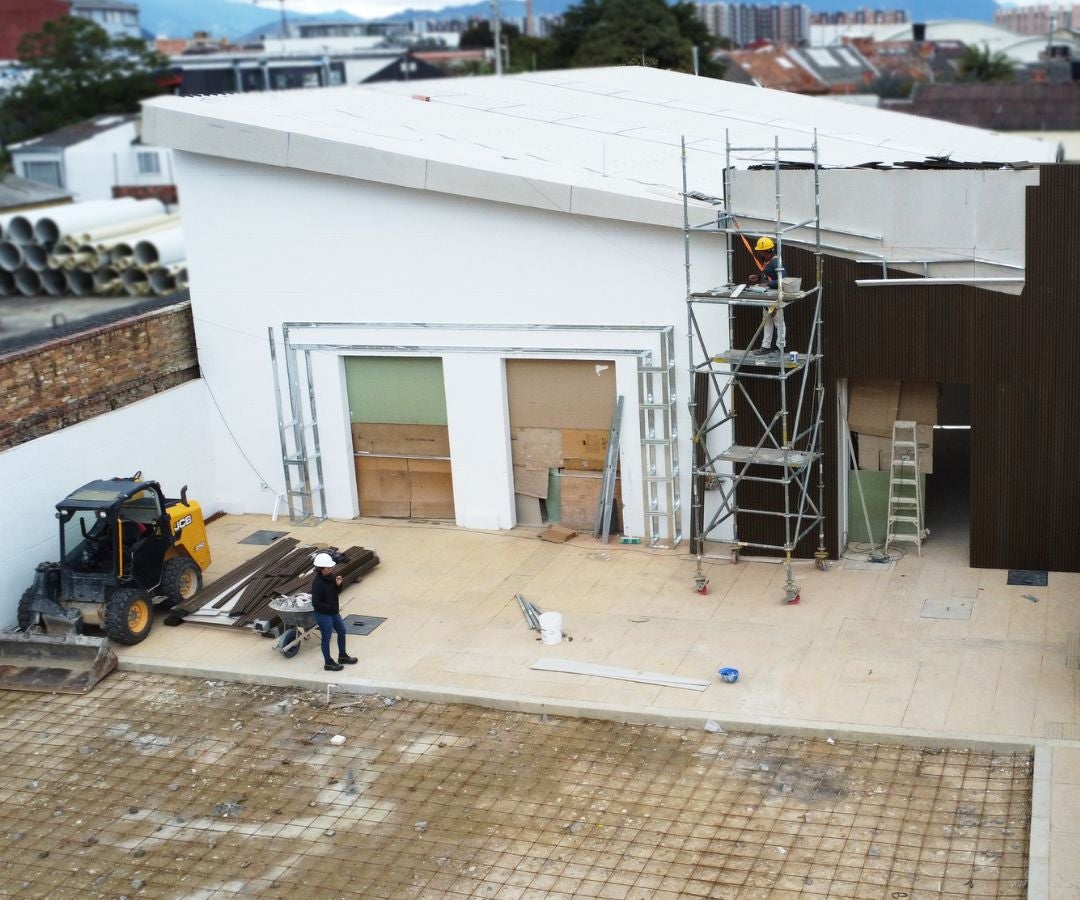 Aspecto del interior de la nueva sede de Asojuntas en Chía.