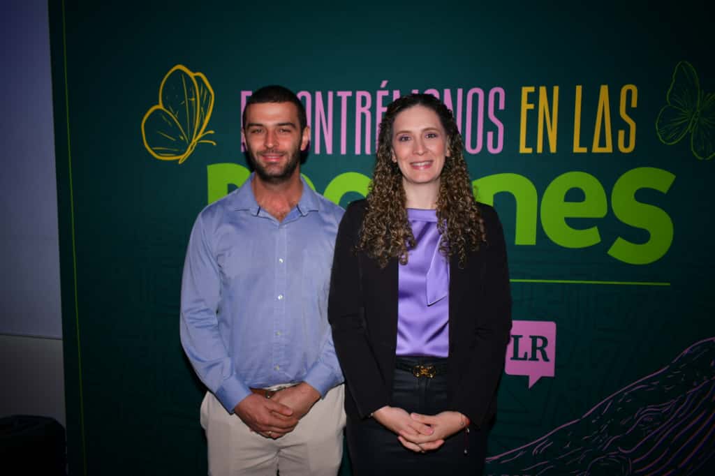 Jorge Restrepo, director ejecutivo de Fenalco Risaralda; y Andrea Salazar Nieto, gerente de la Agencia de Promoción de Pereira, Cámara de Comercio de Pereira.