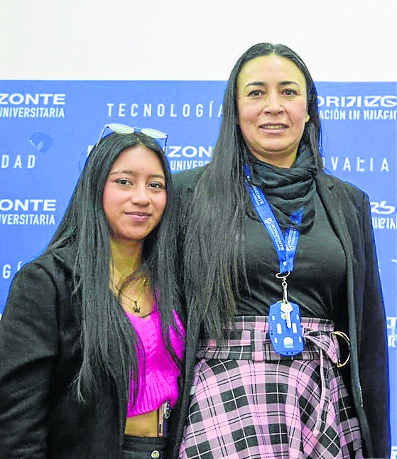 Lilianna Alfonso, directora de cuentas de Margarita Mansilla Comunicaciones; y Edy Cañón, directora de la Facultad de Comunicación, Artes y Marketing digital de la Fundación Universitaria Horizonte.