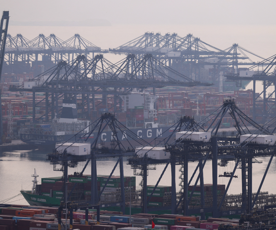 Puerto de Yantian en Shenzhen, Guangdon