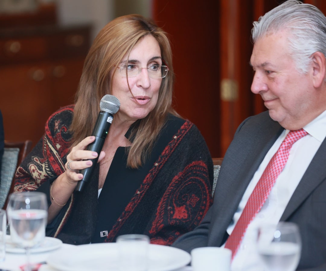 Núria Vilanova, presidente del Ceapi, y Jaime Alberto Cabal, presidente de Fenalco