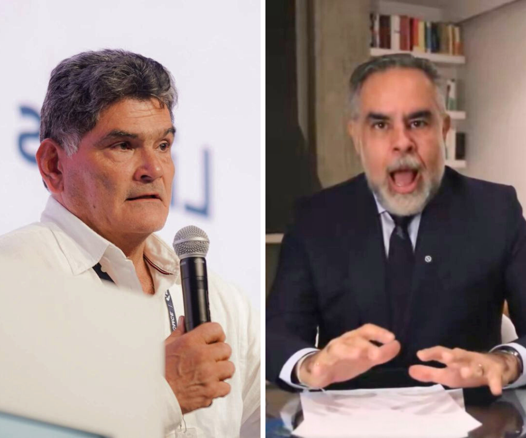 Gregorio Eljach, procurador general; y Armando Benedetti, ministro del Interior