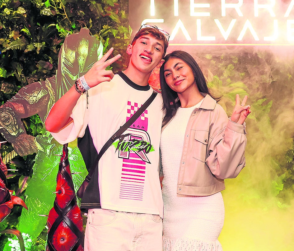 Jonatan Lagos y Tatiana Salinas, creadores de contenido.