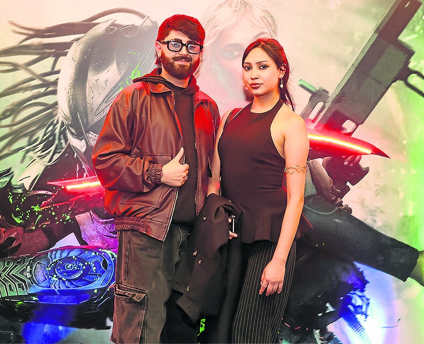 Julián Hernández, influencer; y Sofía Flórez, cineasta.