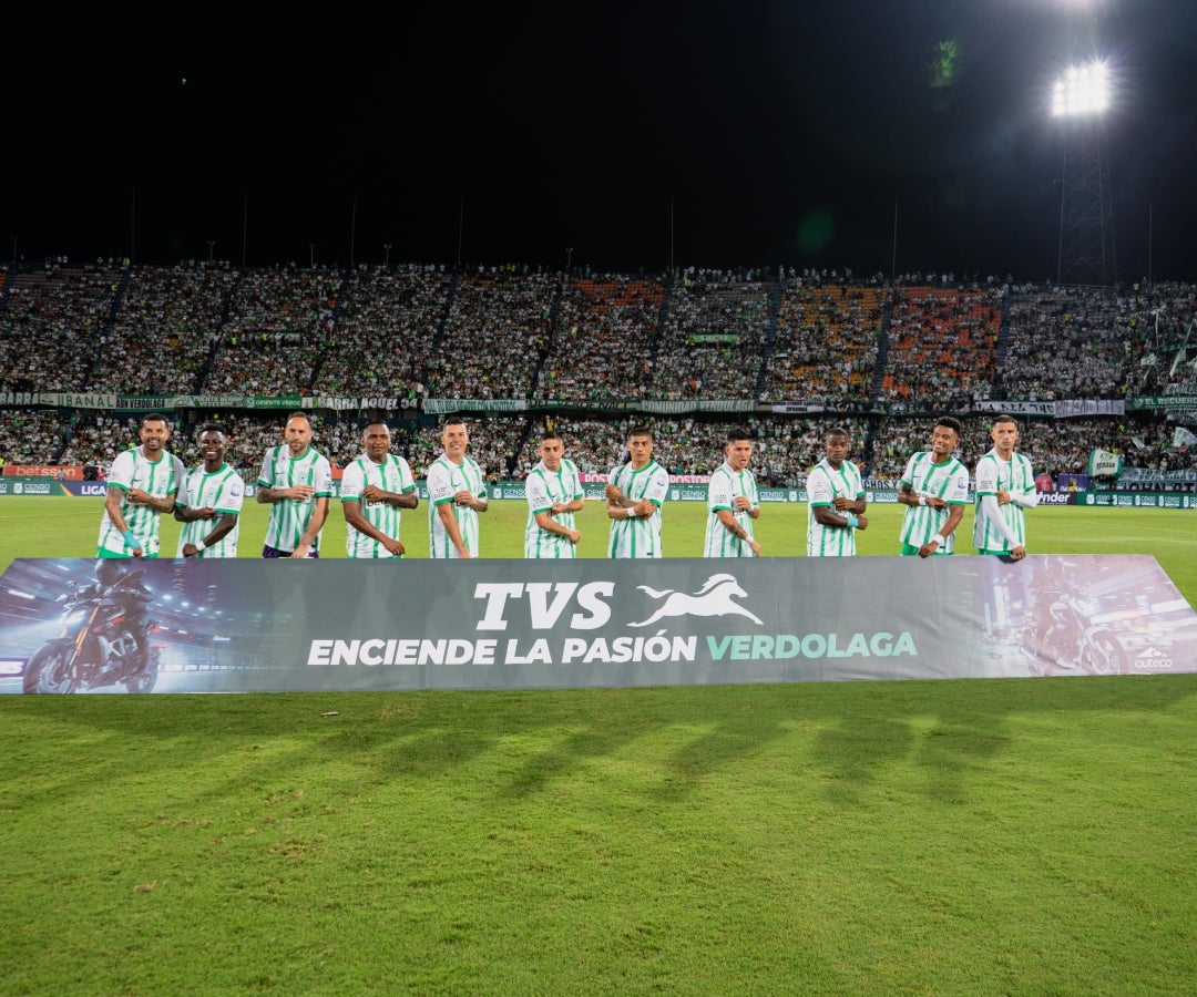 Auteco TVS puso los nombres de hinchas en la camiseta de Atlético Nacional