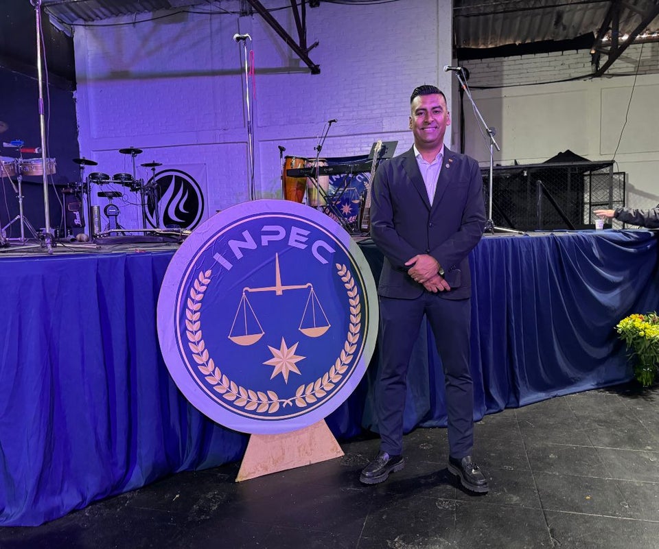 Teniente coronal Daniel Fernando Gutiérrez Rojas, director general del Inpec