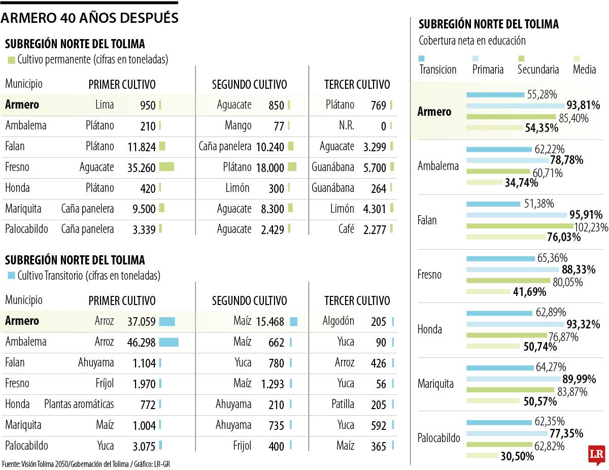 Así es la vida económica de Armero, cuatro décadas después de la tragedia
