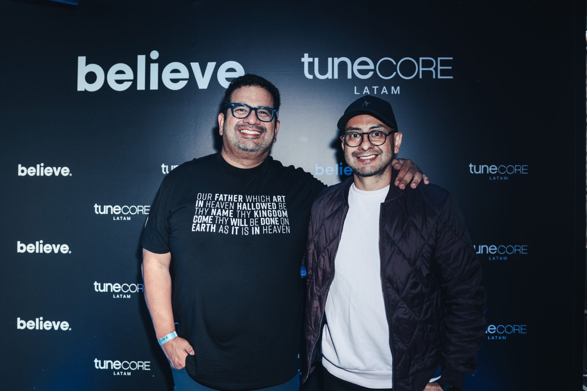 Diego Archer, músico y compositor; y Camilo Sanchez, lábil manager de Believe.