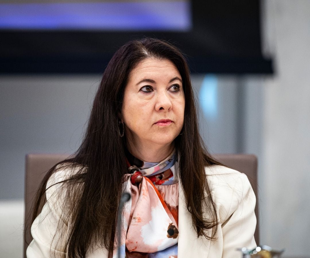 Adriana Kugler, gobernadora de la Reserva Federal de EE.UU., durante la reunión abierta de la Junta de la Reserva Federal en Washington
